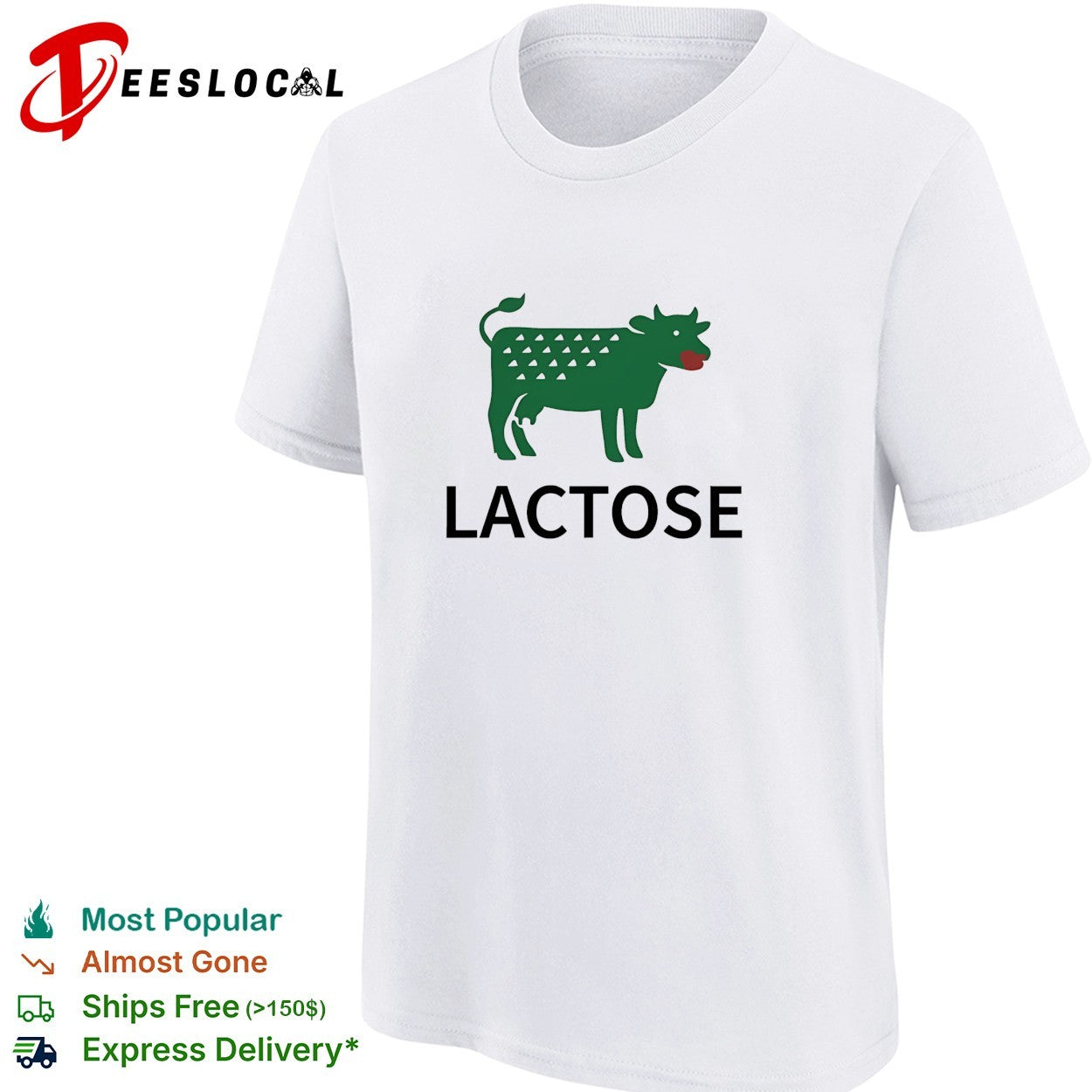 Lactose cow shirt