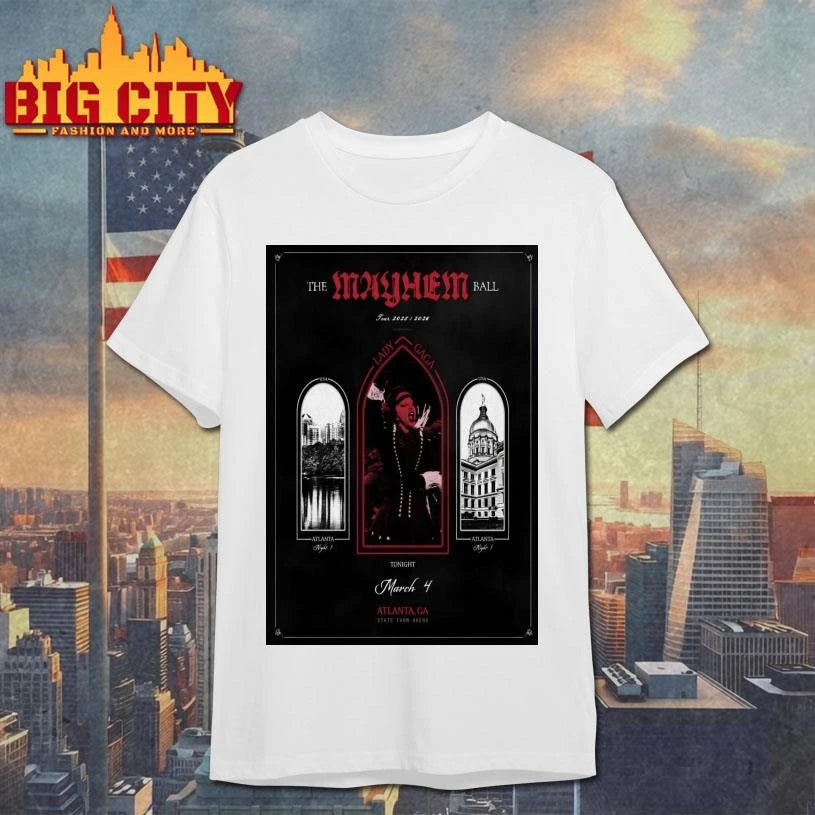 Lady Gaga 3 4 2026 Atlanta GA Poster Shirt