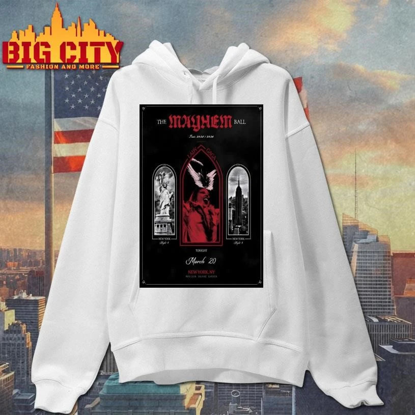 Lady Gaga MSG New York On Mar 20 2026 Poster Shirt