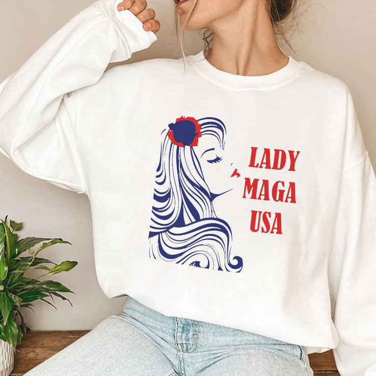 Lady MAGA USA T Shirt