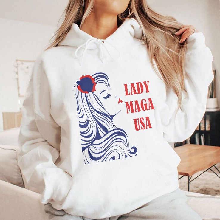 Lady MAGA USA T Shirt