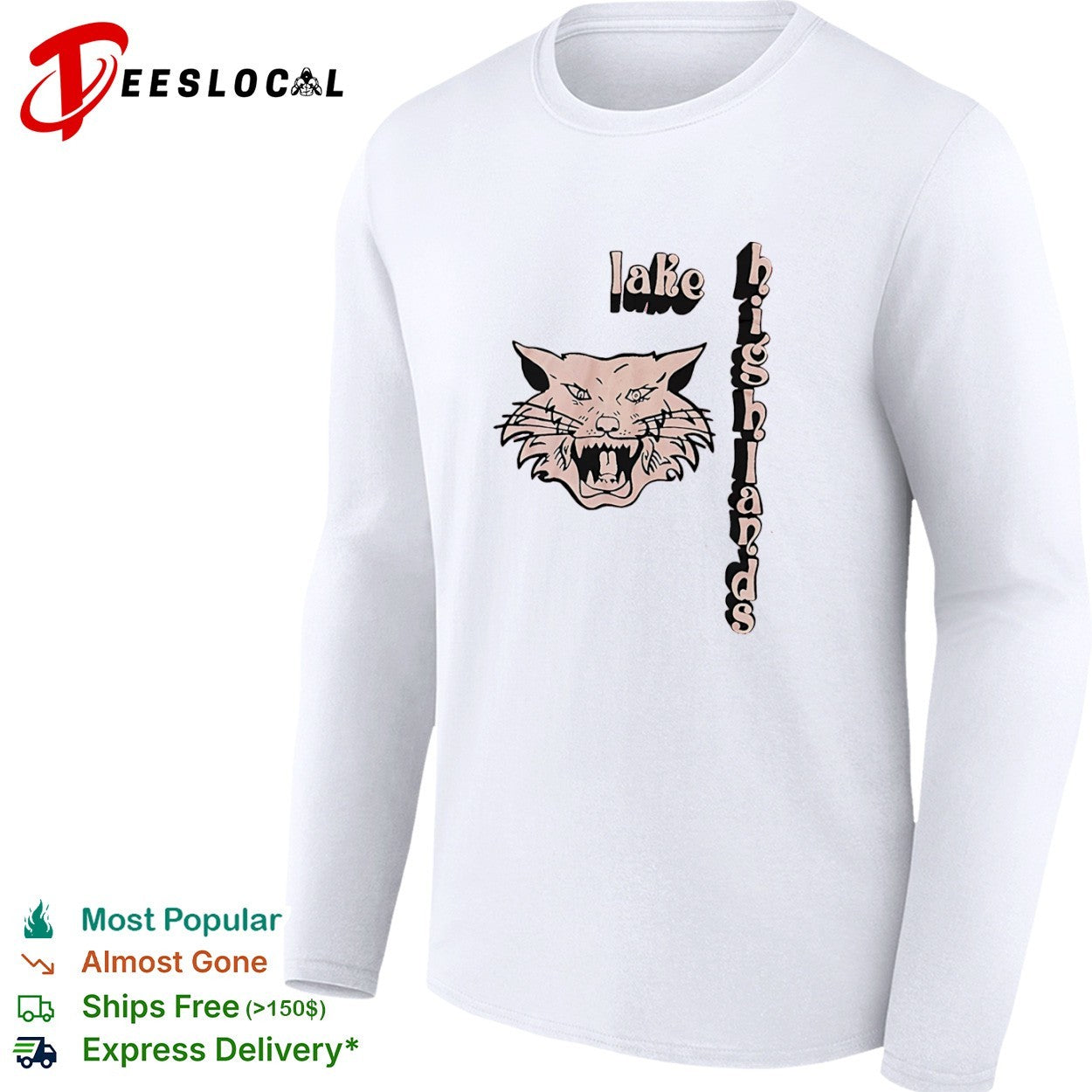 Lake Highlands Wildcat Mascot shirt