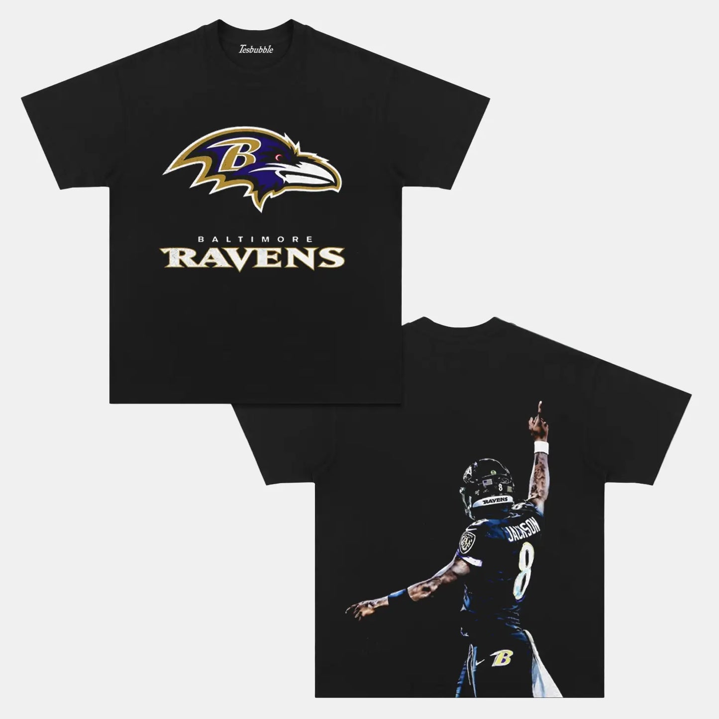 LAMAR JACKSON TEE Style001 - clothing by TeeHivey.com (Image 1)