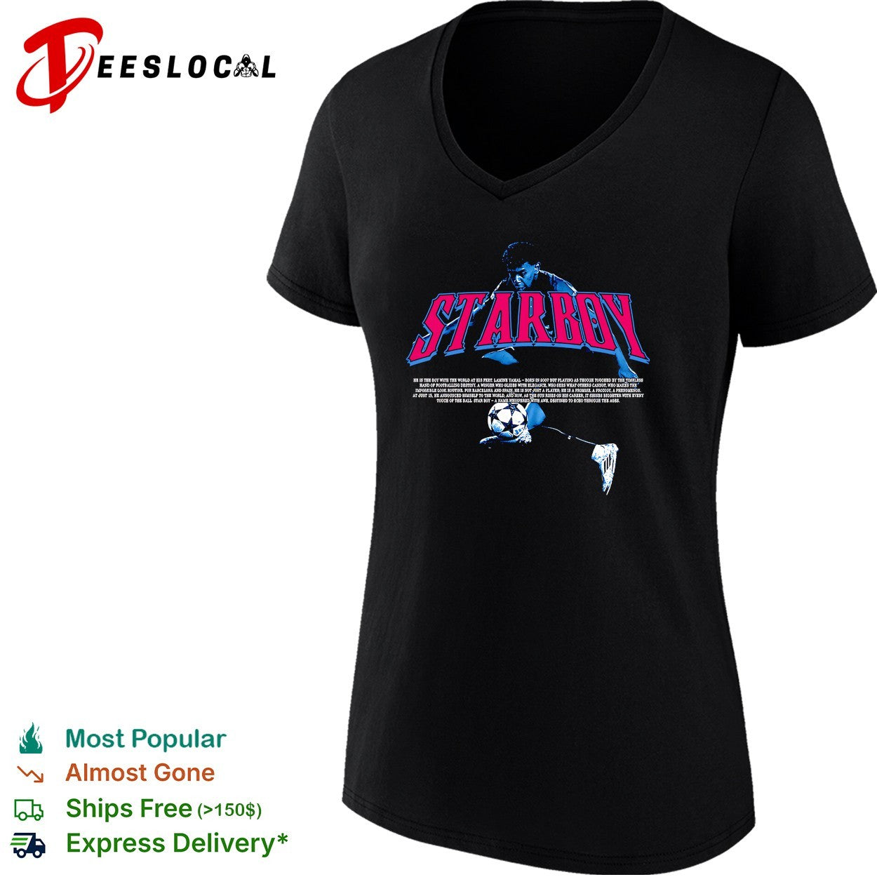 Lamine Yamal Barcelona starboy shirt