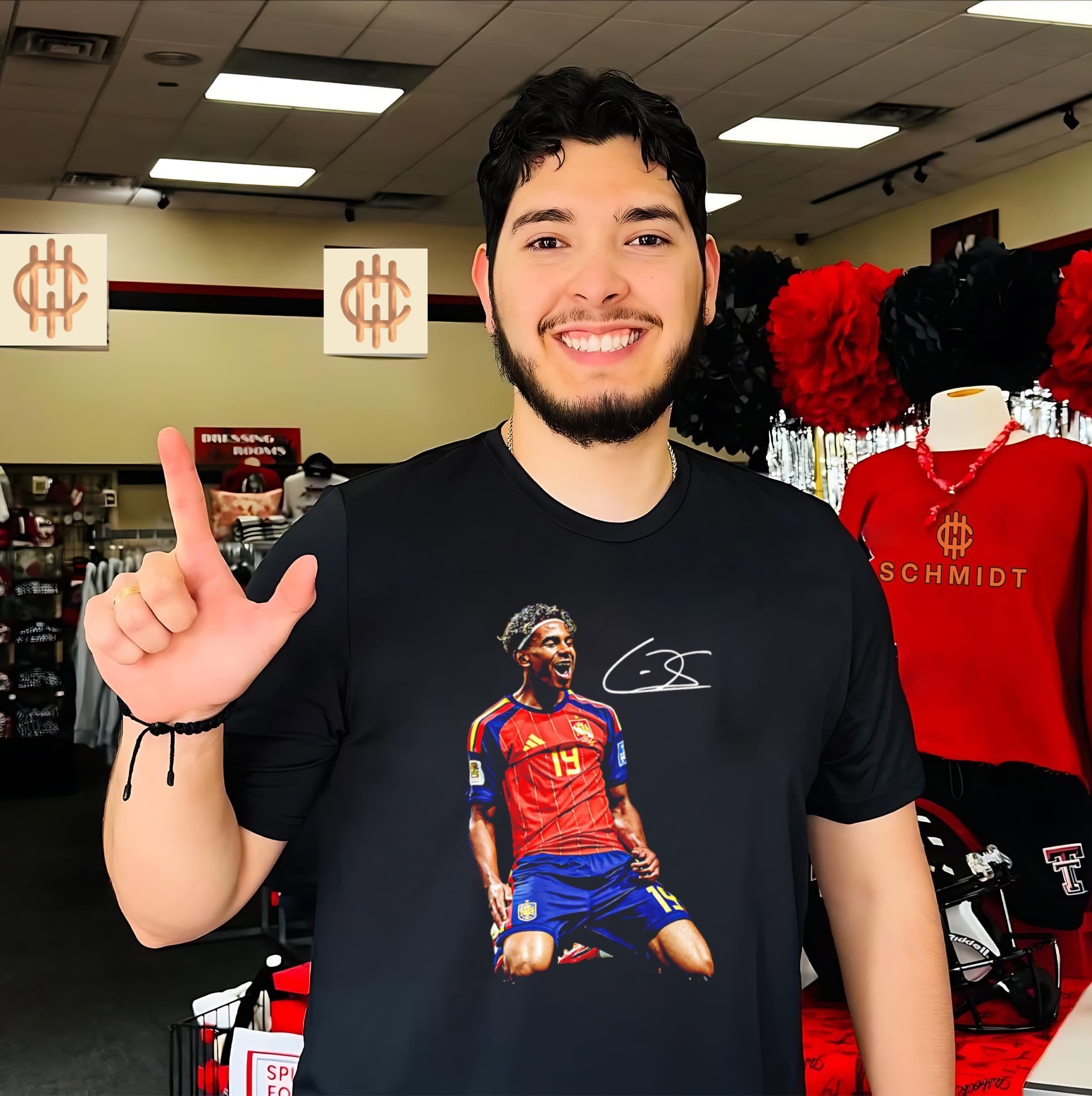 Lamine Yamal Spain National Football Team Celebration shirt