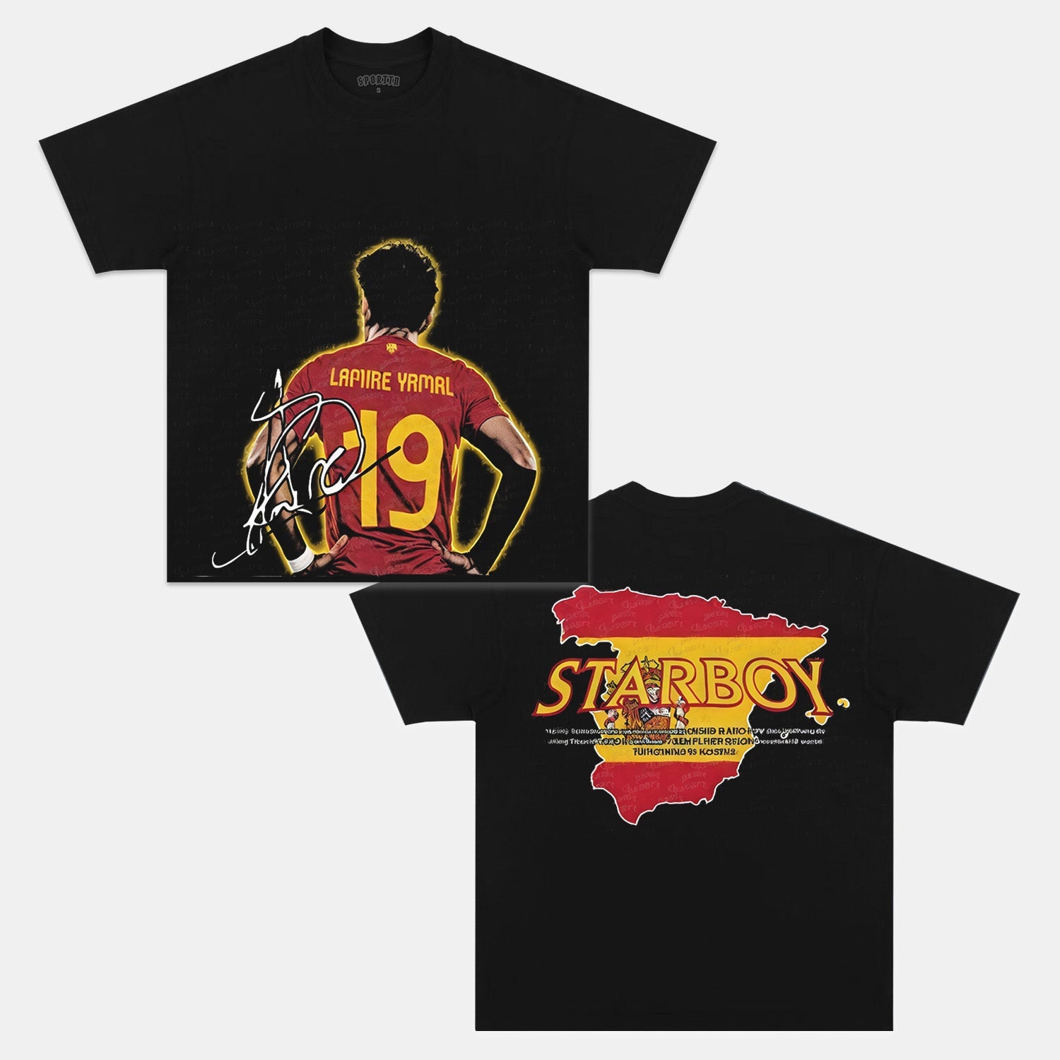 LAMINE YAMAL TEE Style004 - clothing by TeeHivey.com (Image 3)
