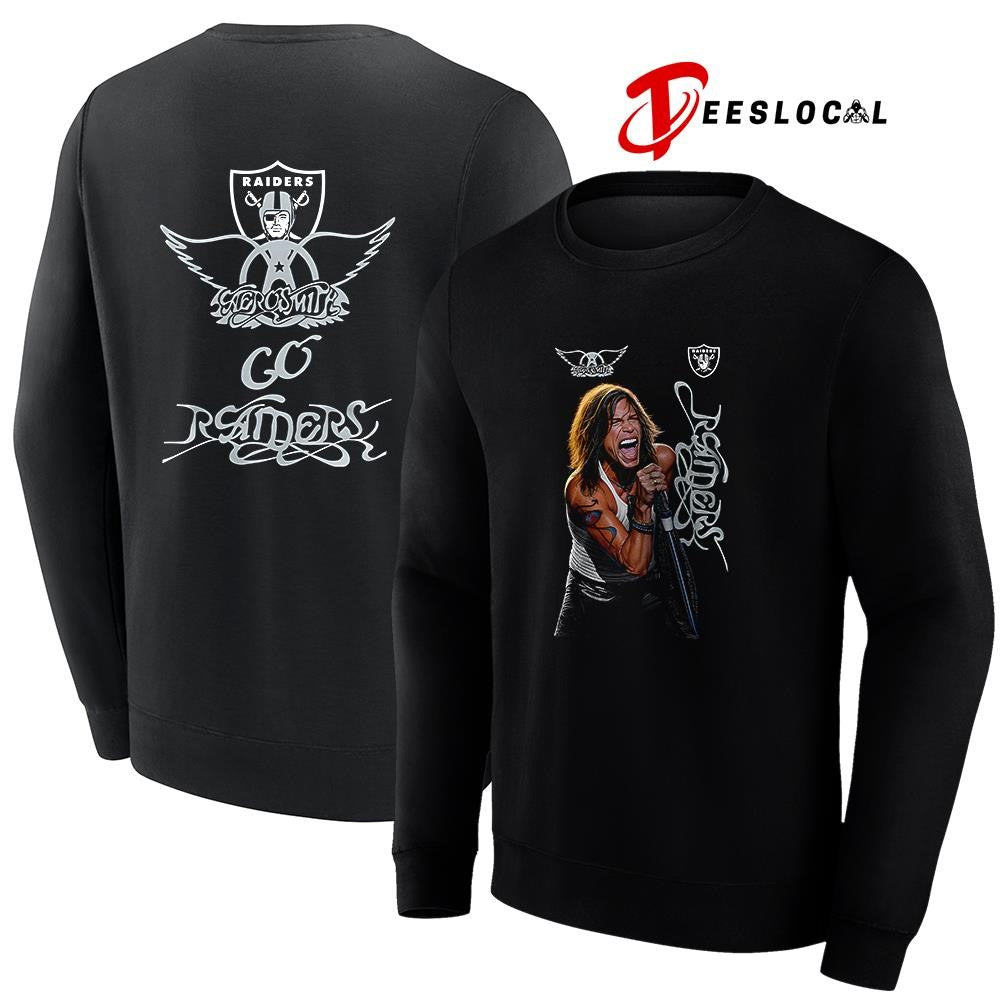Las Vegas Raiders x Aerosmith graphic shirt