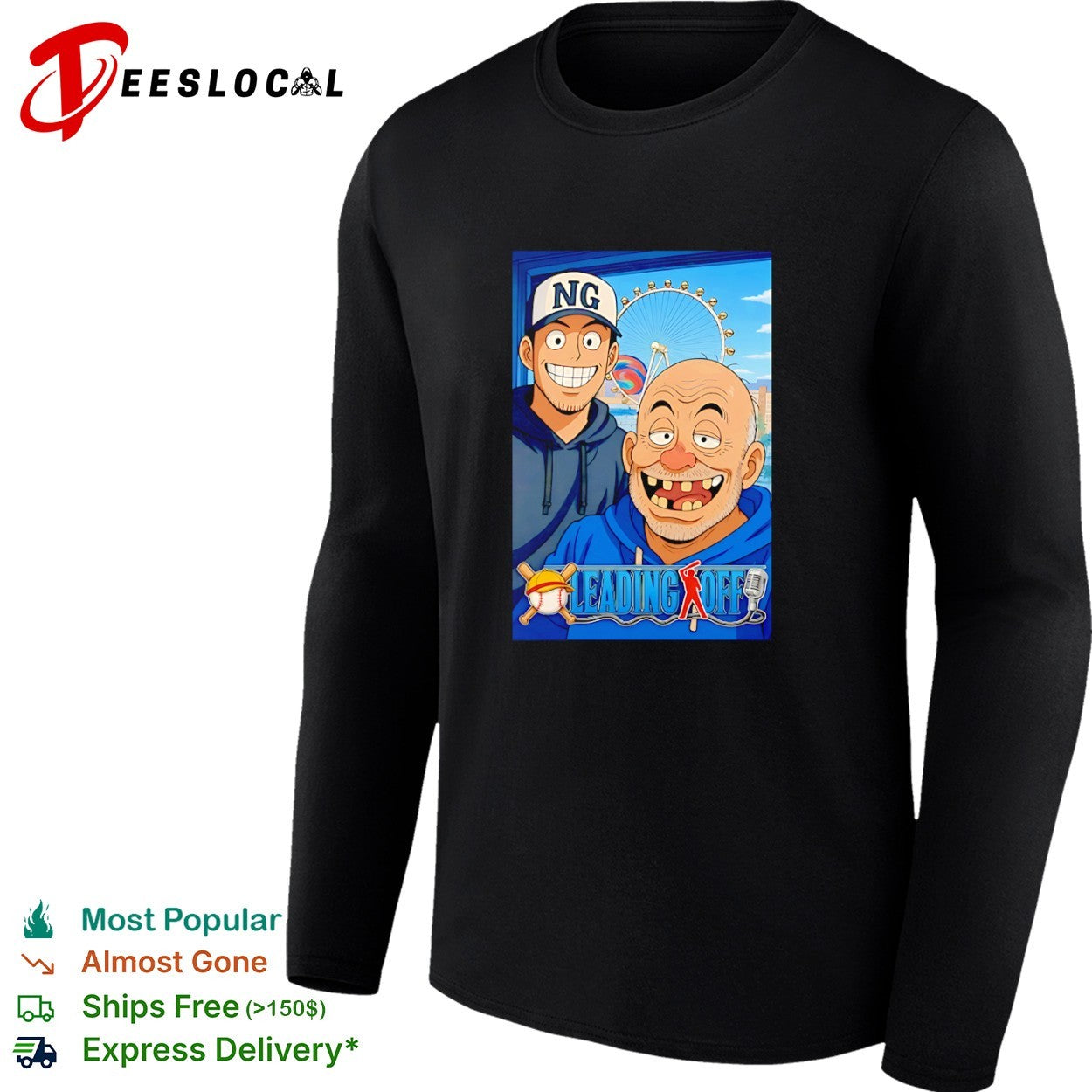 Leading Off style One Piece shirt