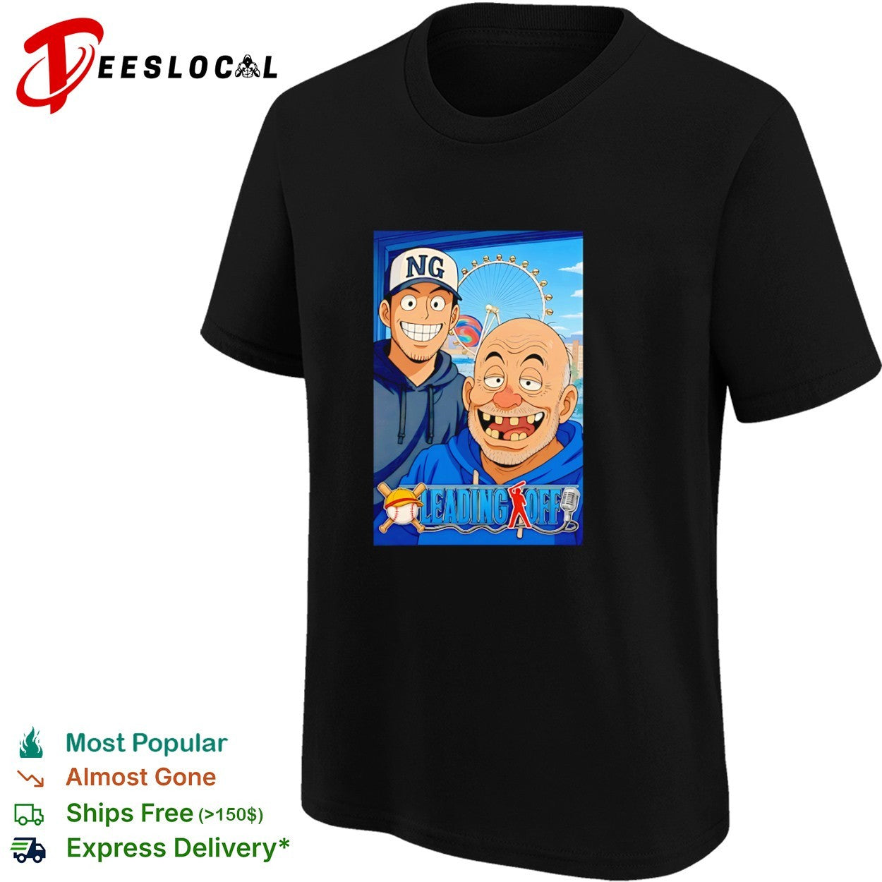 Leading Off style One Piece shirt