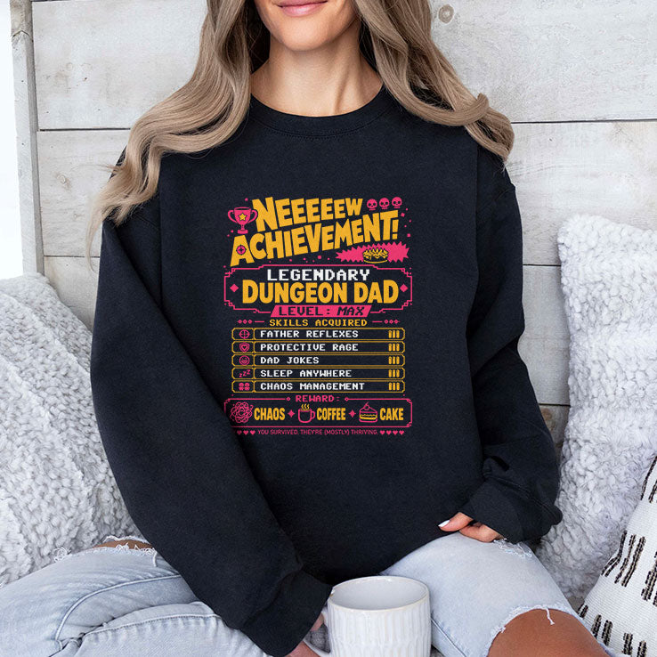 Legendary Dungeon Dad New Achievement Father’s Day Shirt