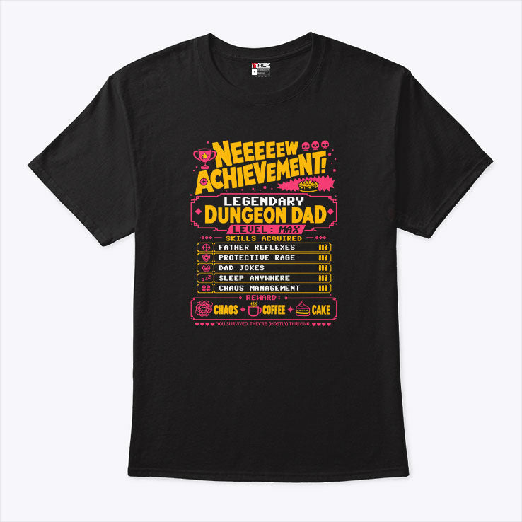 Legendary Dungeon Dad New Achievement Father’s Day Shirt