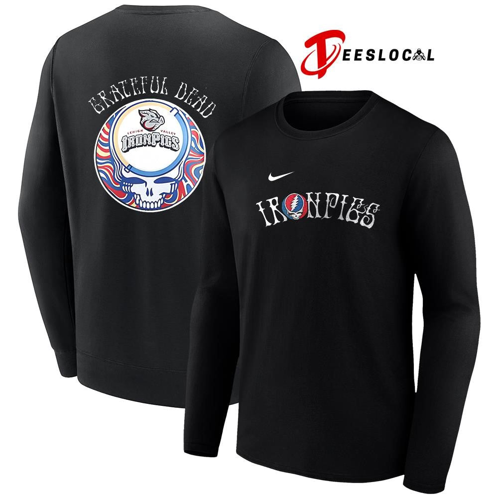 Lehigh Valley Ironpigs x Grateful Dead Triple A logo shirt