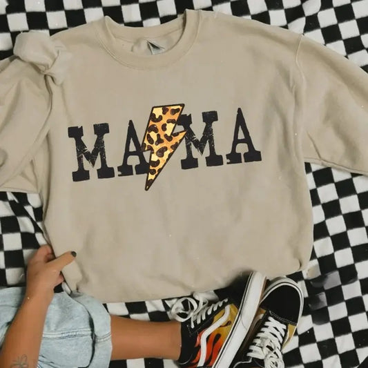 Leopard Mama Crewneck sweatshirt, graphic tees women, western outfits women, western tops clothing, rodeo cowgirl outfits women, country concert outfits, shirt, sweatshirt, hoodie