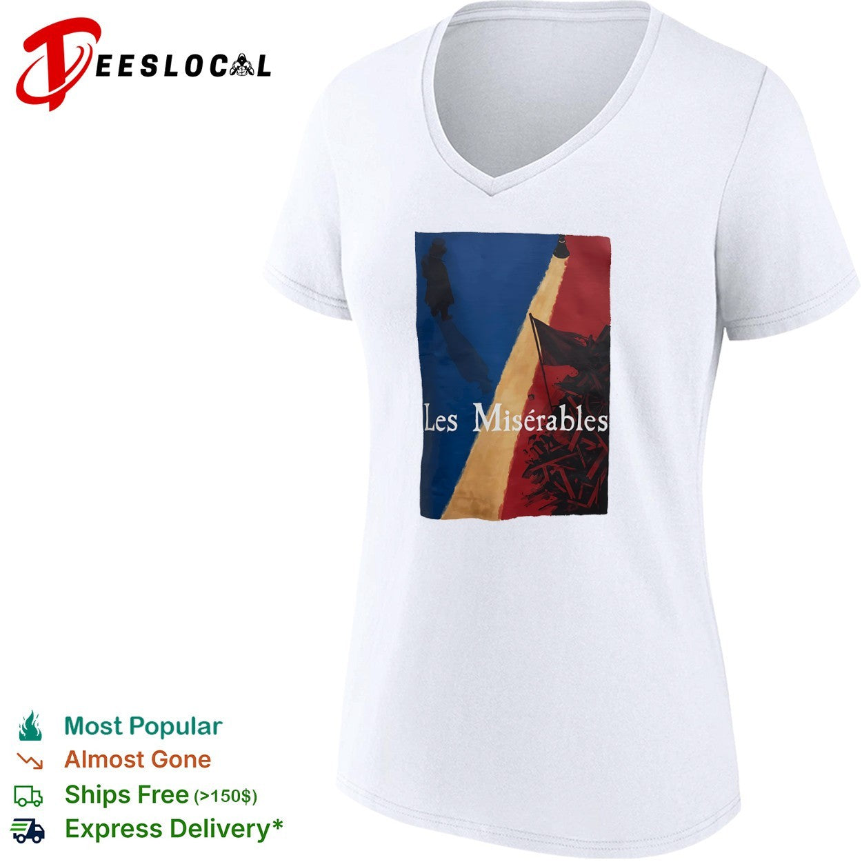 Les Miserables barricade shirt