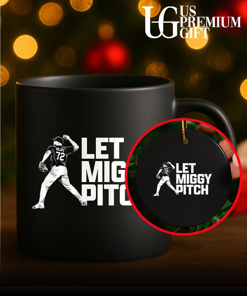 Let Miggy Pitch Miguel Rojas Los Angeles Dodgers baseball shirt