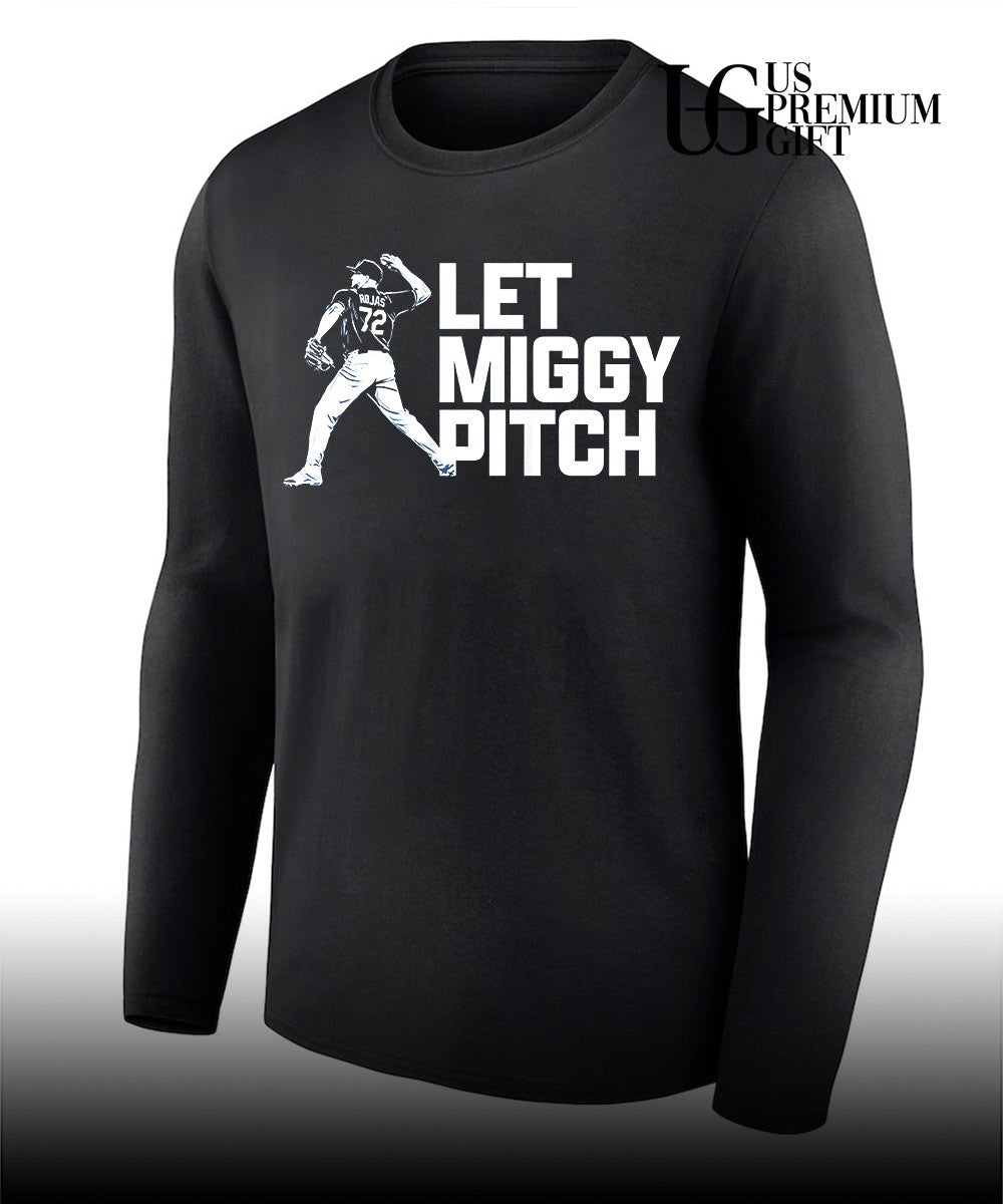 Let Miggy Pitch Miguel Rojas Los Angeles Dodgers baseball shirt
