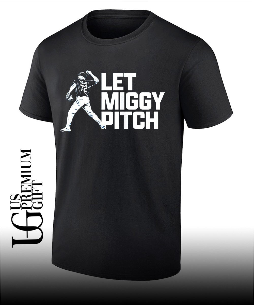 Let Miggy Pitch Miguel Rojas Los Angeles Dodgers baseball shirt