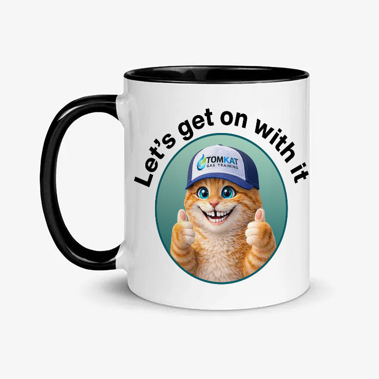 Let’s Get On With It Tomkat Gas Training Mug