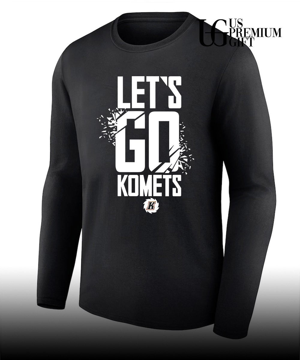 Let’s go Komets hockey team logo shirt