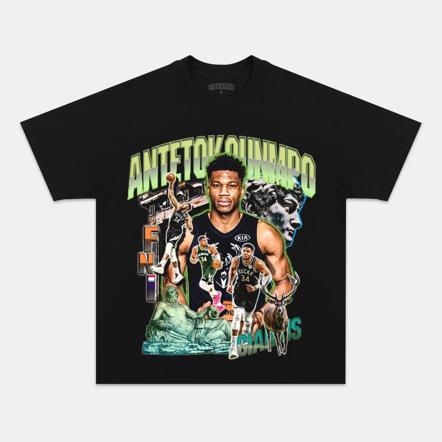 LETTER BRO VINTAGE TEE Style001