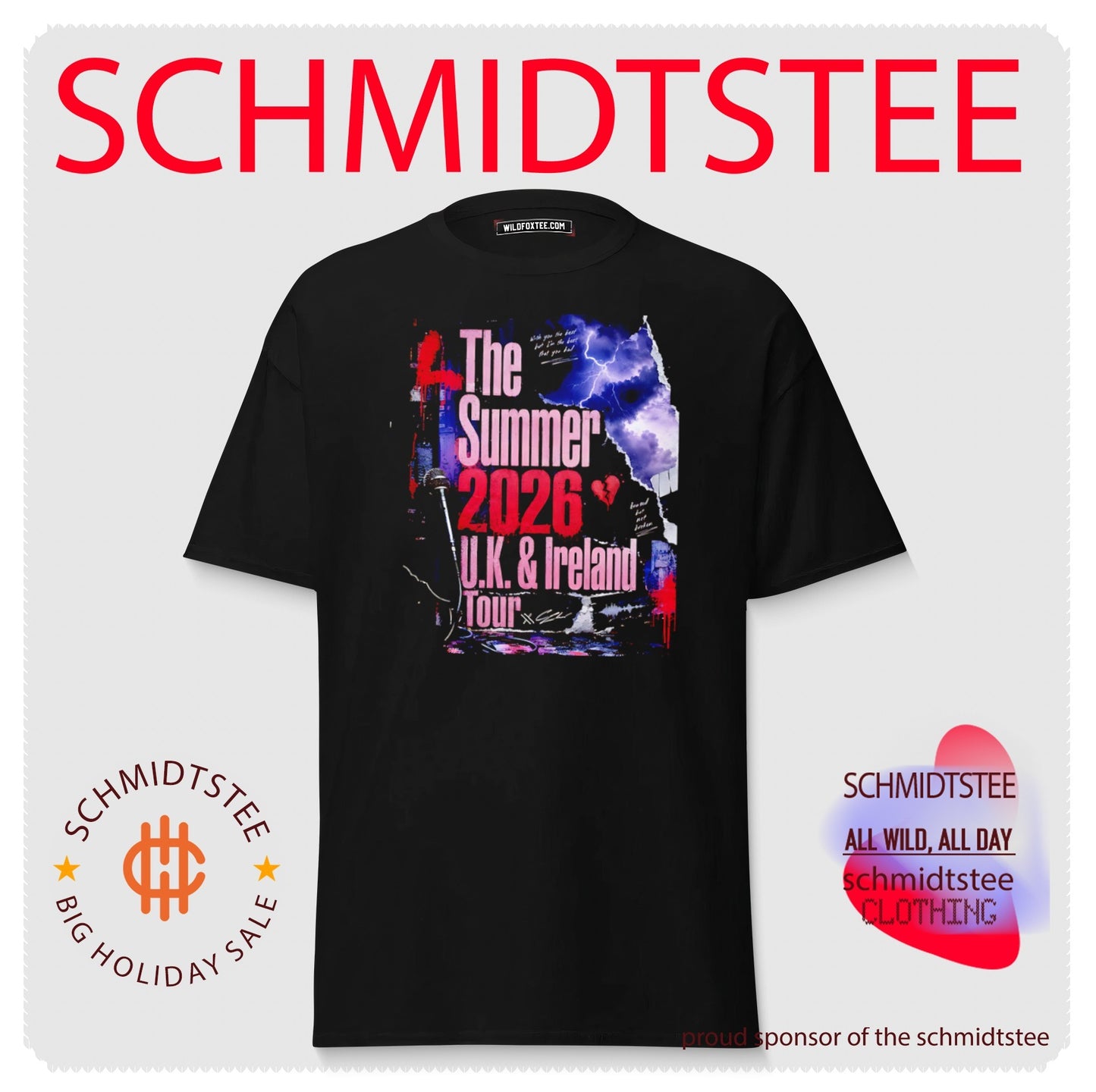 Lewis Capaldi The Summer 2026 UK & Ireland Tour shirt