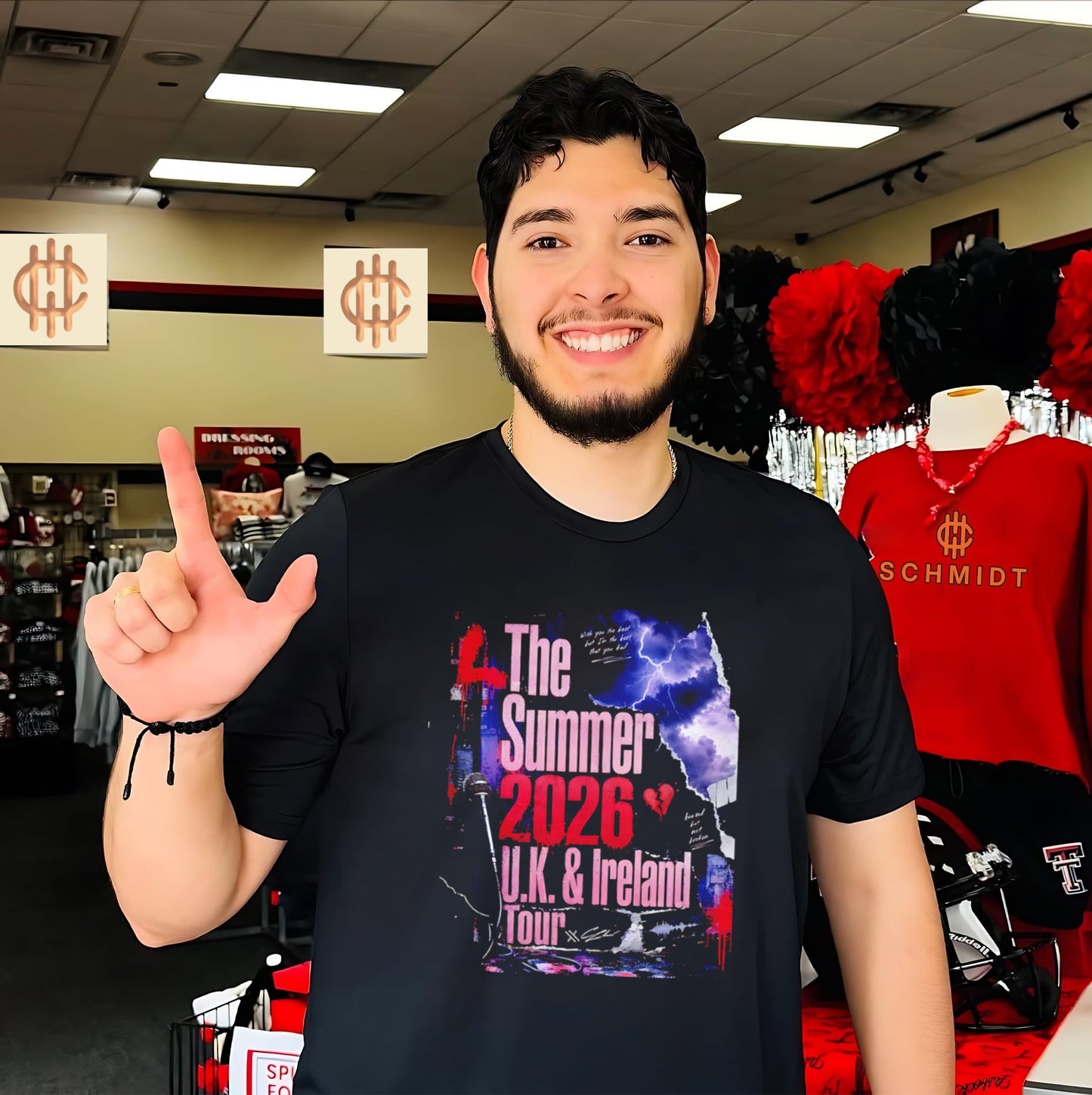Lewis Capaldi The Summer 2026 UK & Ireland Tour shirt