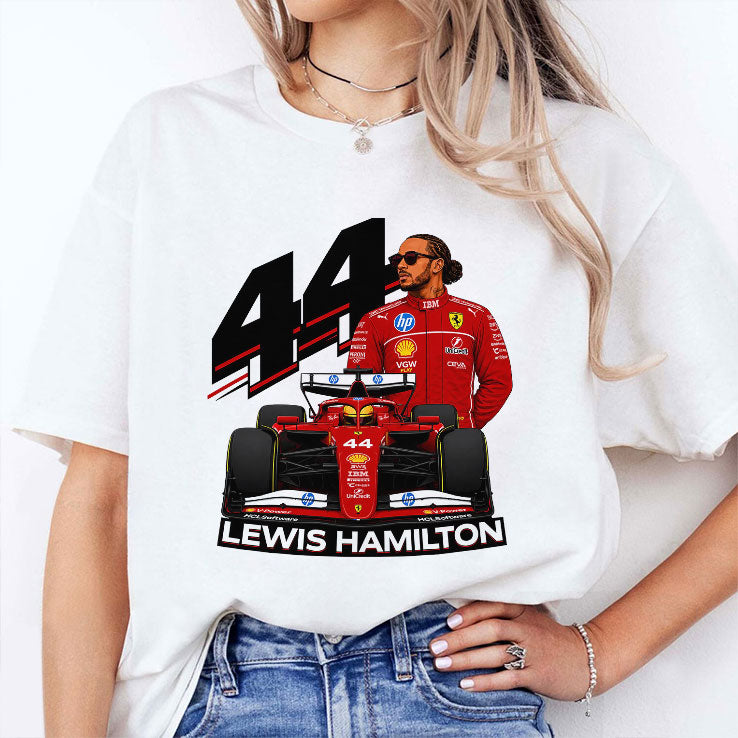 Lewis Hamilton 44 Ferrari F1 Shirt