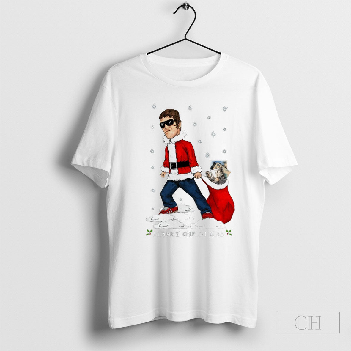 Liam Gallagher Santa Merry Christmas Shirts