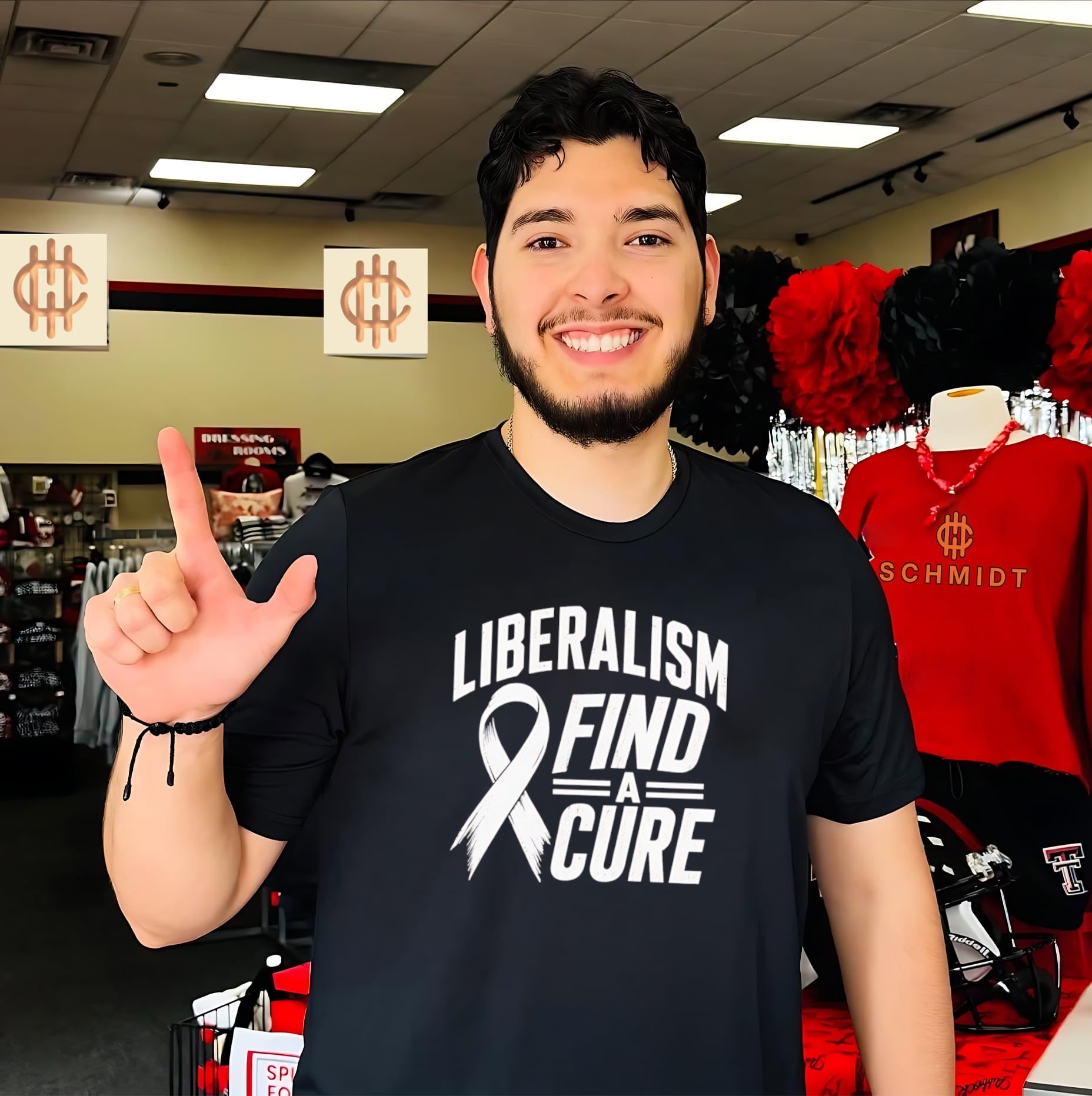 Liberalism Find A Cure Graphic shirt