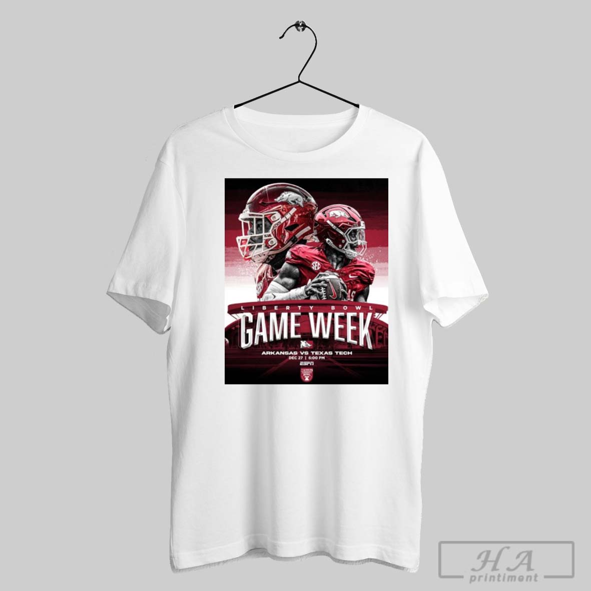 Liberty Bowl Game Week Arkansas Razorbacks Vs Texas Tech Red Raiders Dec 27 2024 Sec Poster - clothing by TeeHivey.com