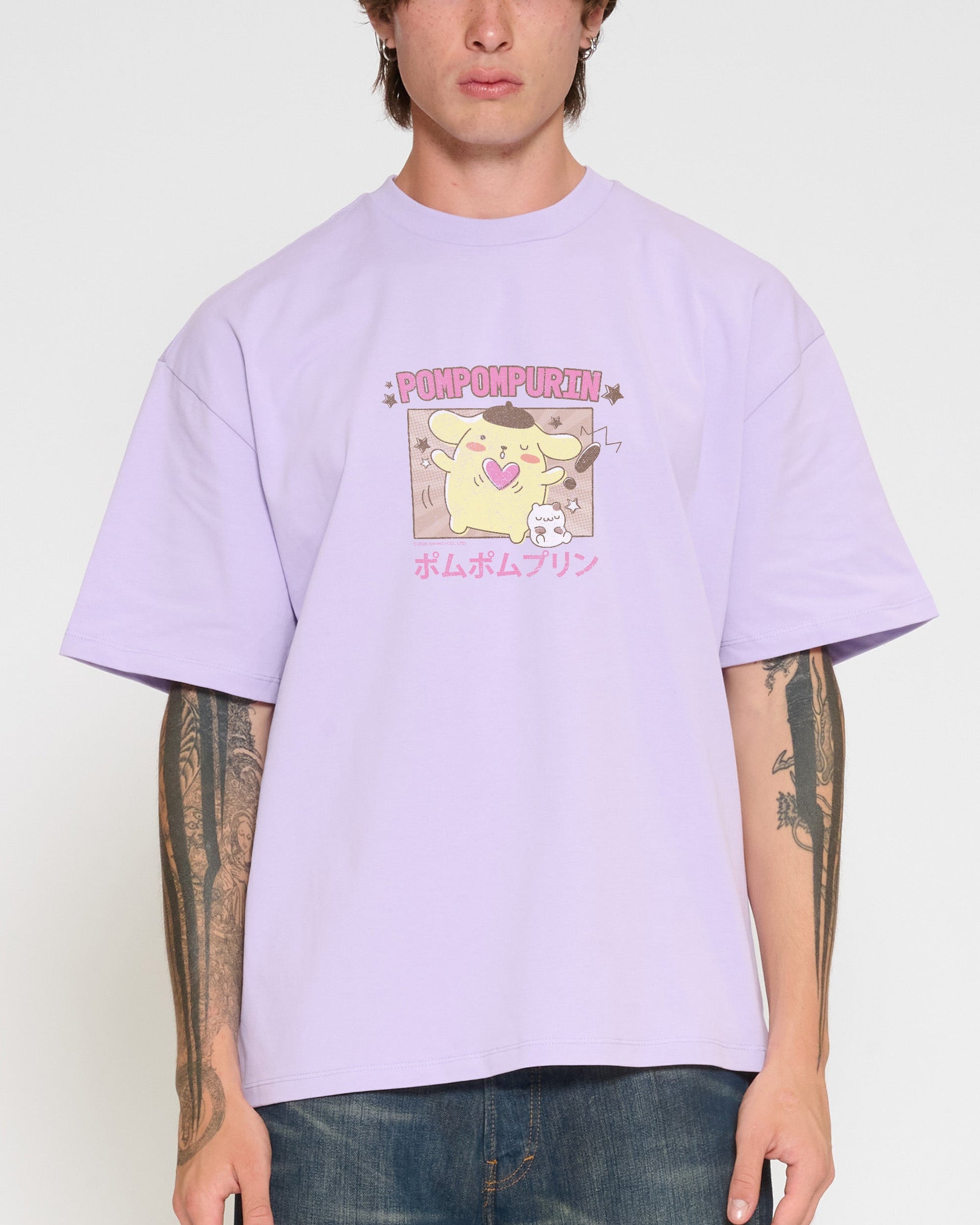 Pompompurin Kawaii Oversized Tee