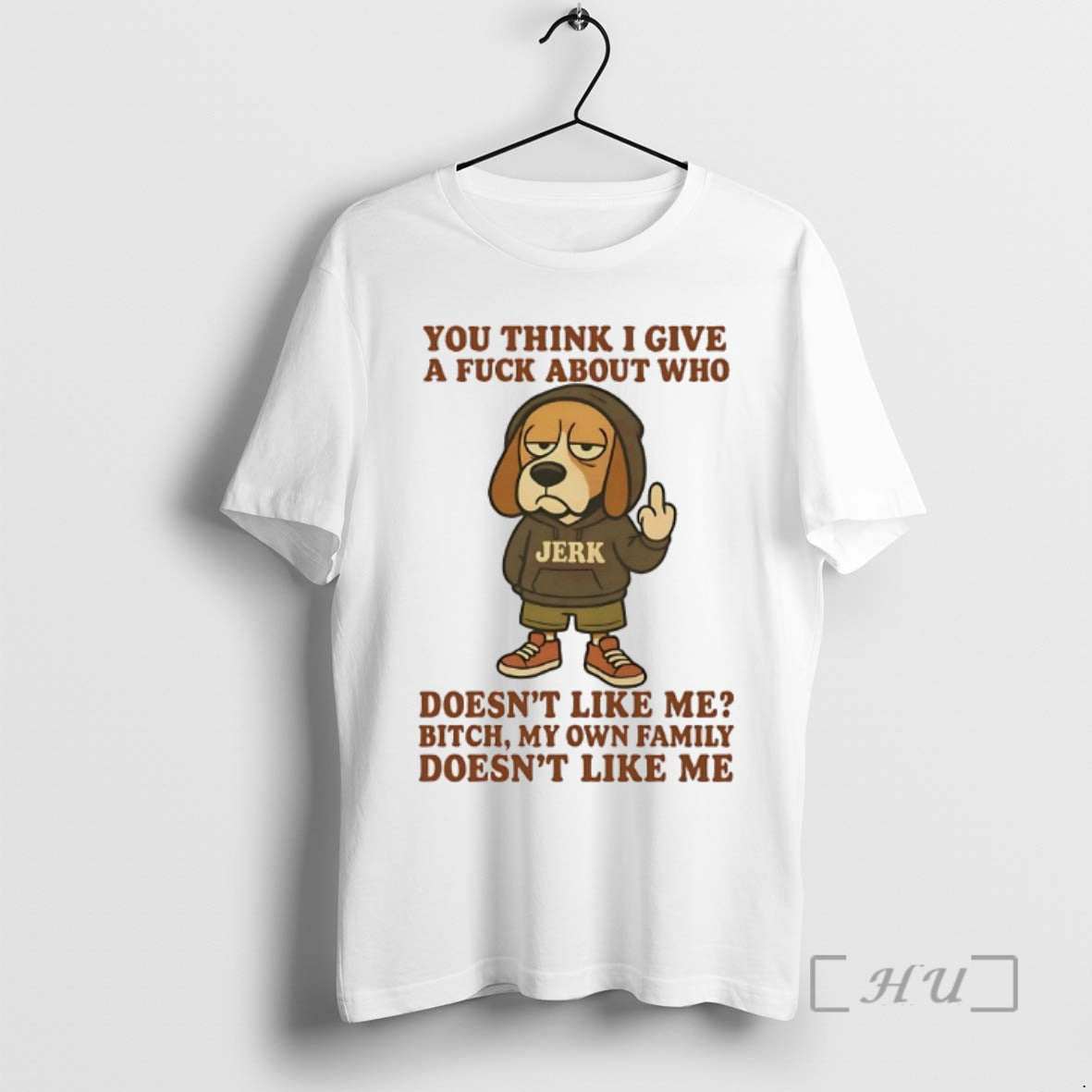Limited Edition Beagle You Think I Give A Fuck About Who Doesnt Like Me Bitch - clothing by TeeHivey.com
