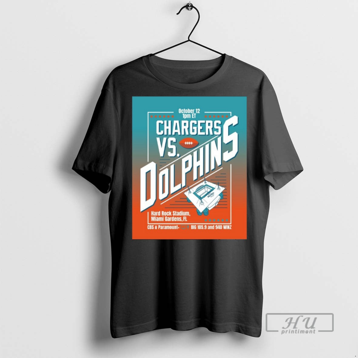 Limited Edition Chargers Vs Dolphins October 12 2025 Hard Rock Stadium Miami Gardens Fl Graphic - clothing by TeeHivey.com