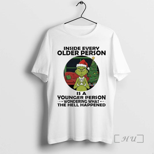 Limited Edition Grinch Christmas Tree Inside Every Older Person Is A Younger Person Wondering What - clothing by TeeHivey.com