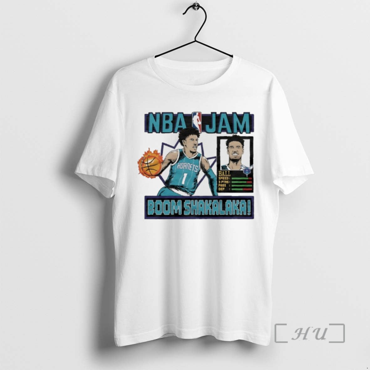 Limited Edition Lamelo Ball Boom Shakalaka Charlotte Hornets Nba Jam - clothing by TeeHivey.com