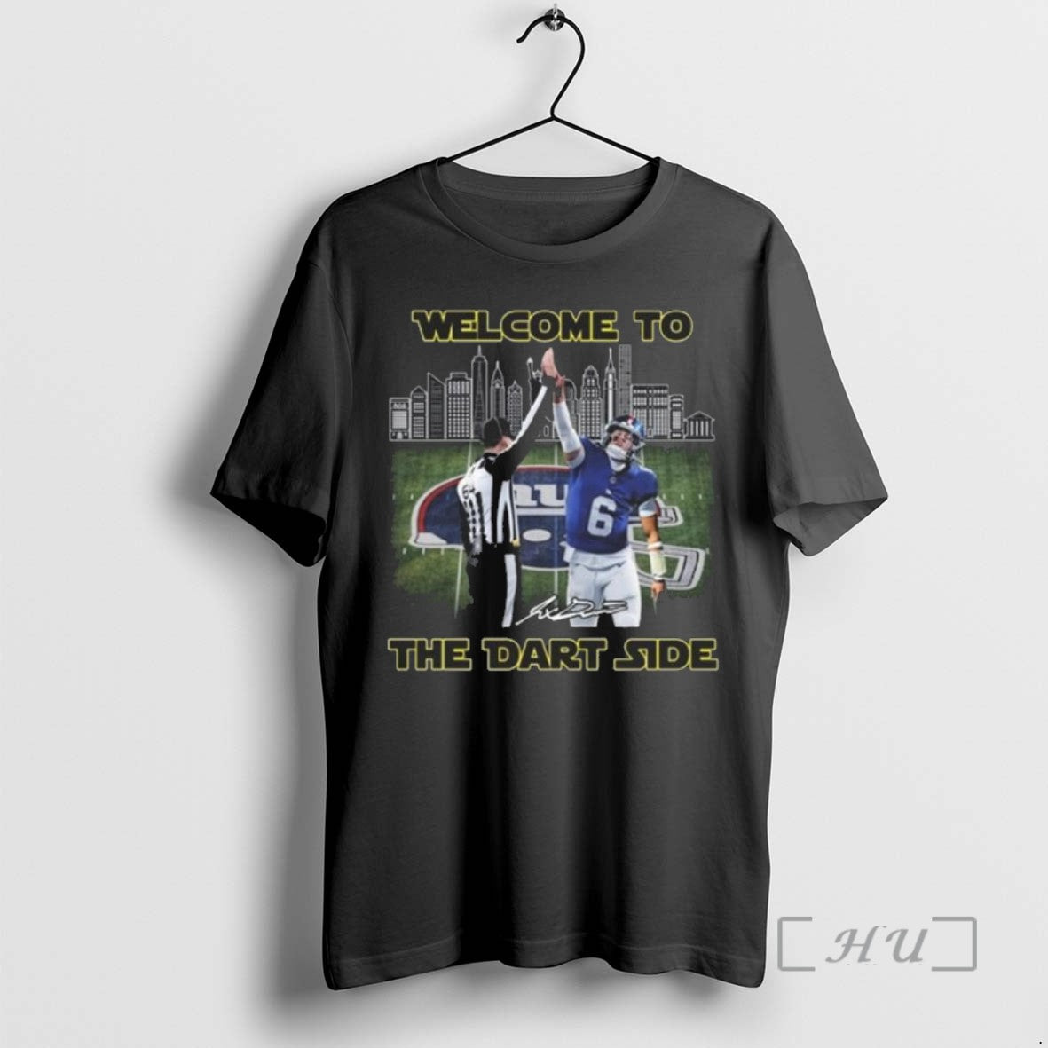 Limited Edition New York Giants Jaxson Dart And Coach Welcome To Dart Side The Dart - clothing by TeeHivey.com