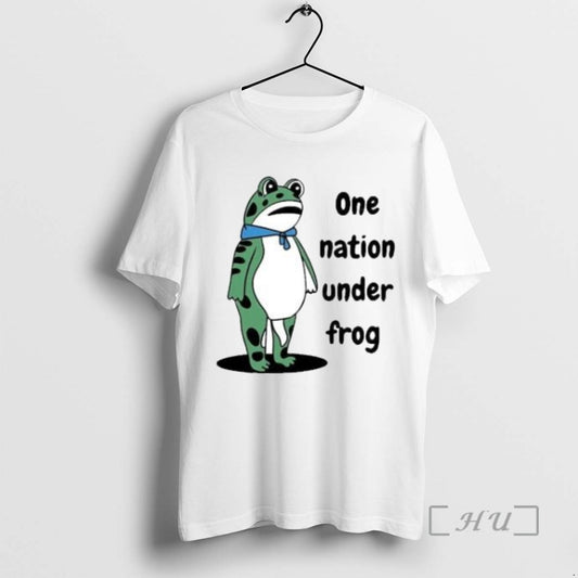Limited Edition One Nation Under Frog Portland Frog Resist - clothing by TeeHivey.com