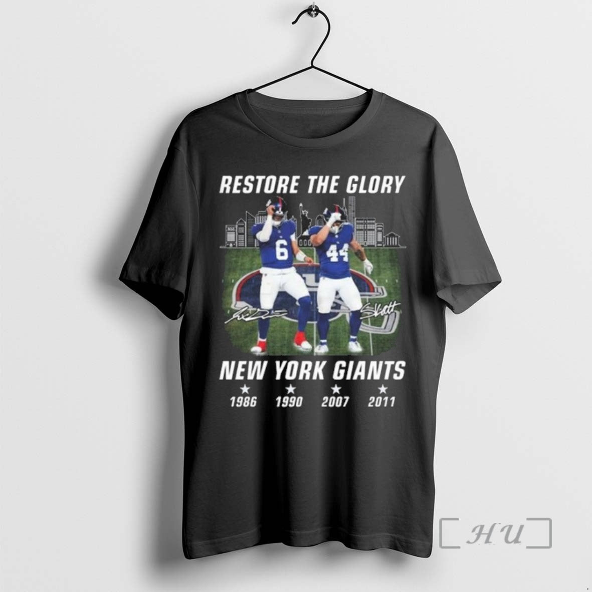 Limited Edition Restore The Glory New York Giants Signatures - clothing by TeeHivey.com