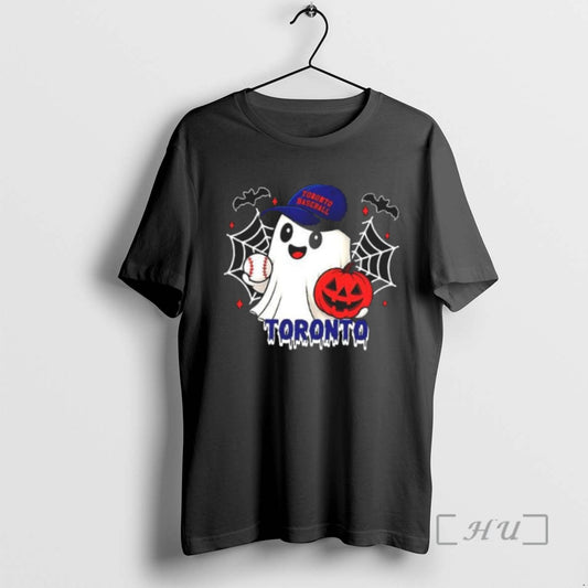 Limited Edition Top Ghost Toronto Baseball Halloween Cute - clothing by TeeHivey.com
