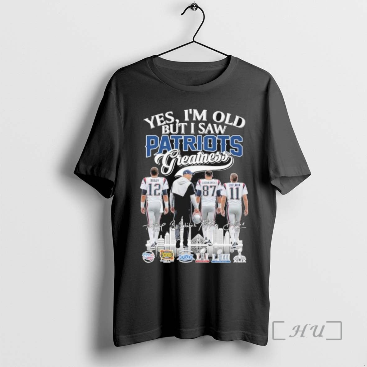 Limited Edition Yes Im Old But I Saw Patriots Football Legends Greatness Signatures - clothing by TeeHivey.com
