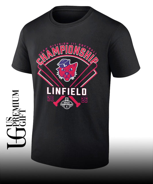 Linfield University Wildcats NCAA Division III Softball Championship 2026 shirt