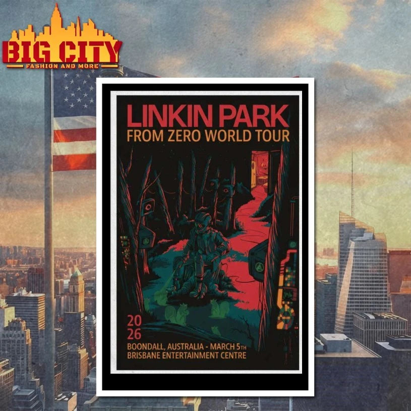 Linkin Park Boondall, Brisbane Entertainment Centre, Mar 05, 2026 Poster T-shirt