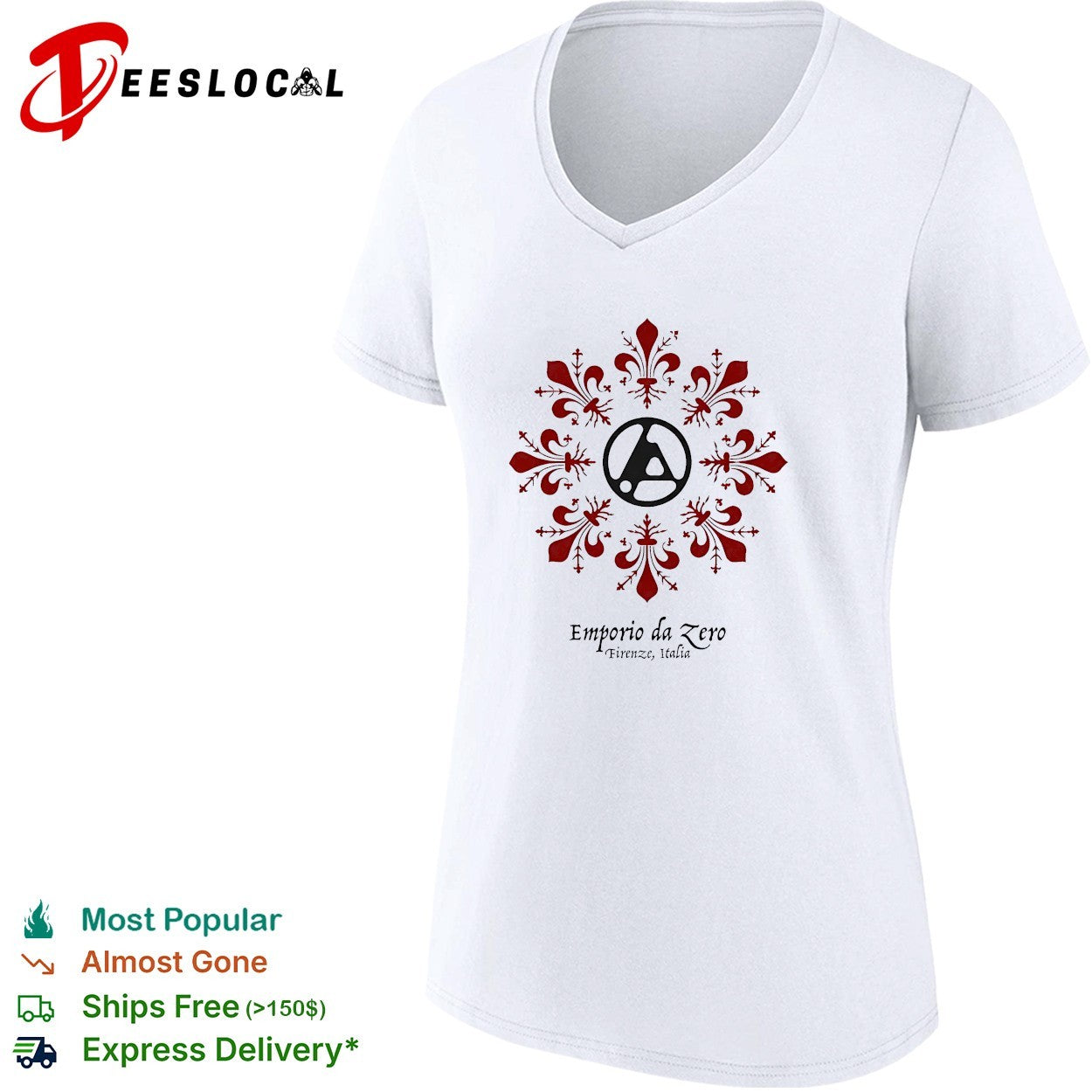 Linkin Park Firenze Italia Emporio Da Zero Flower logo shirt