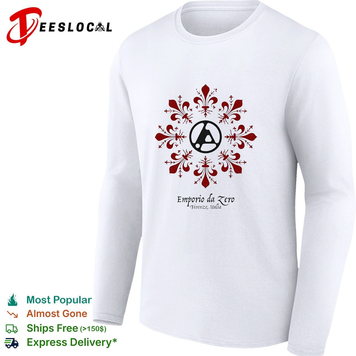 Linkin Park Firenze Italia Emporio Da Zero Flower logo shirt