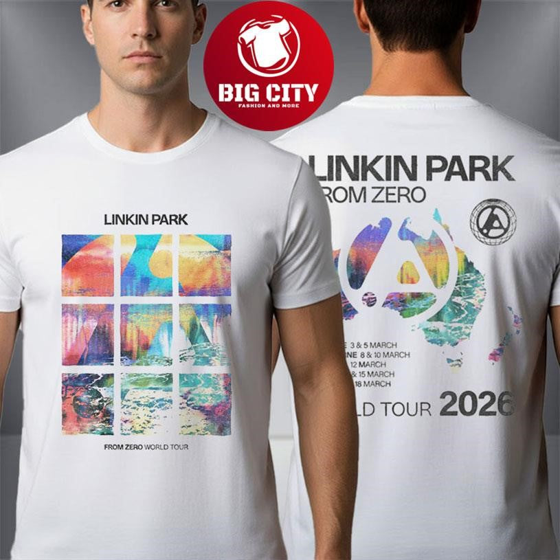 Linkin Park From Zero World Tour 2026 Venue Australia Schedule 2026 Anya Lange Two Sided Shirt