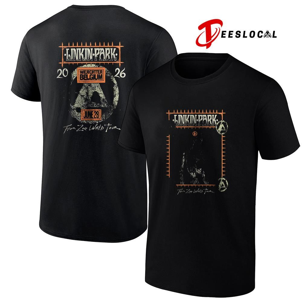 Linkin Park Werchter Belgium From Zero City Werchter Parklife graphic shirt