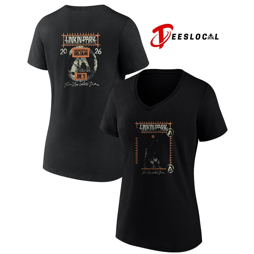 Linkin Park Werchter Belgium From Zero City Werchter Parklife graphic shirt