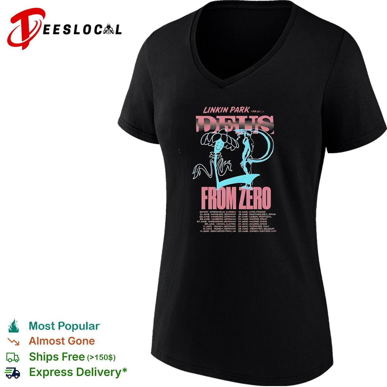 Linkin Park X Deus Ex Machina Download Festival 2026 Donington Park UK From 10 To 14 June 2026 Big shirt