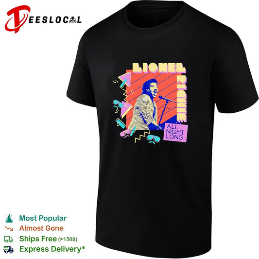 Lionel Richie all night long retro shirt