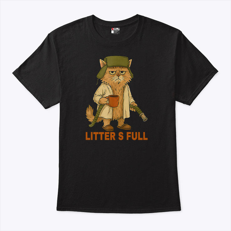 Litter’s Full Cat T Shirt